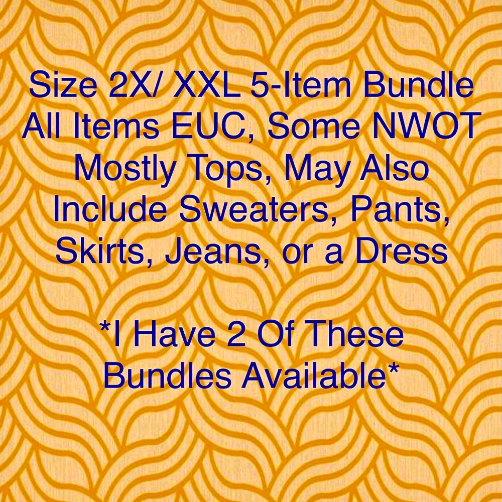 Size 2X/XXL EUC (SOME NWOT) Clothing Bundle!